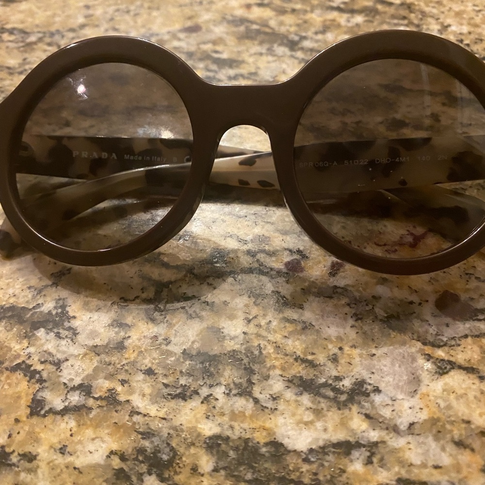 Prada Brown Sunglasses with Animal print
